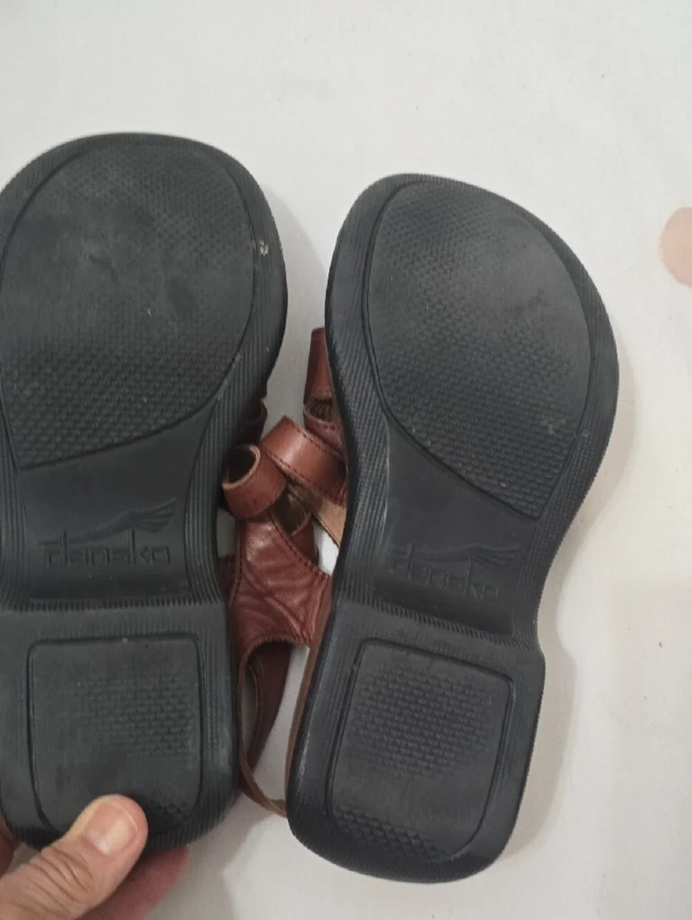 Dansko Brown Leather Strappy Slingback Sandals‎ 38